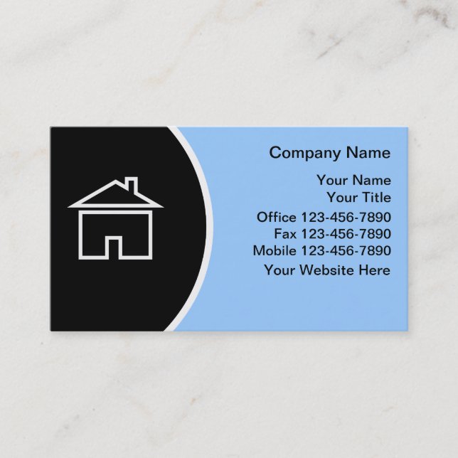 Real Estate Business Cards (Front)