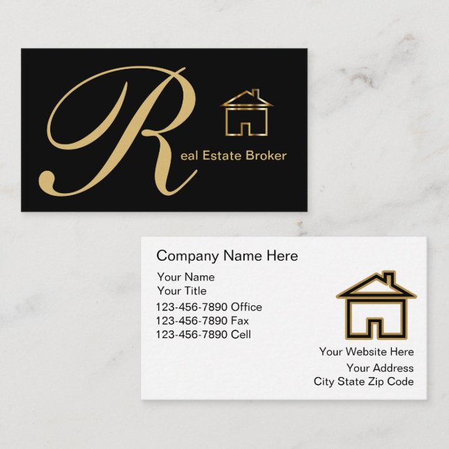 Real Estate Business Cards (Front/Back)