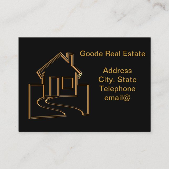 Real Estate business cards (Front)