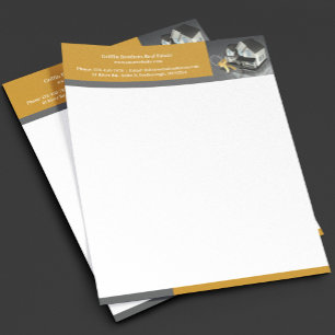 Real Estate Business Letterhead Template