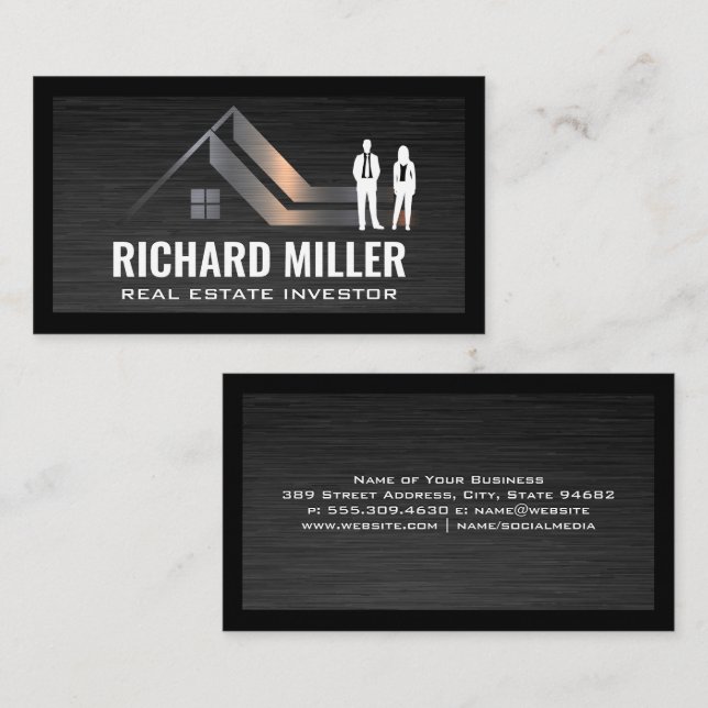 Real Estate | Business Professionals Business Card (Front/Back)