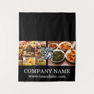 Real Estate Business QR Code Marketing Display Tapestry