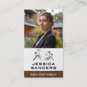 Real Estate Business Woman   Properties Card