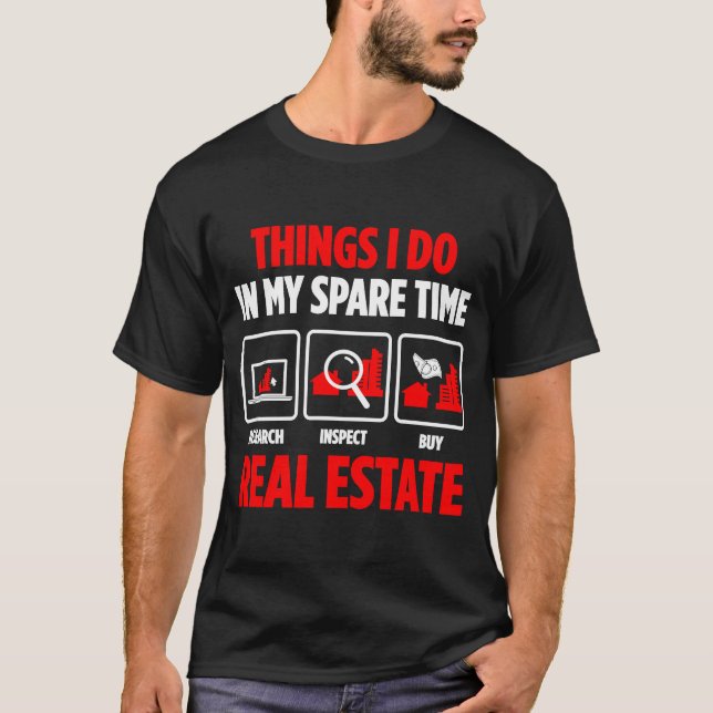 Real Estate Buying Selling Cool Realtor T-Shirt (Front)