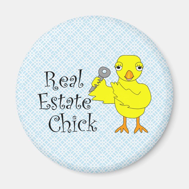 Real Estate Chick  Magnet (Front)