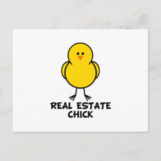 Real Estate Chick Postcard