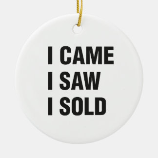 Real Estate Circle Ornament