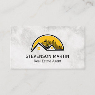 Real Estate City and Residential Business Card