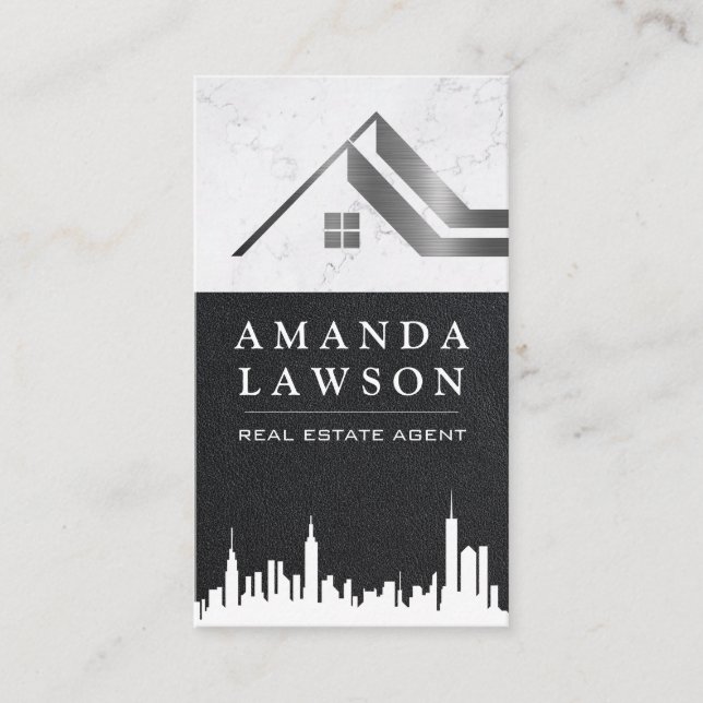 Real Estate | Cityscape  Business Card (Front)