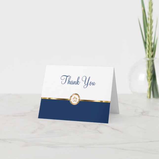 Real Estate Classy Thank you Cards Blank (Front)