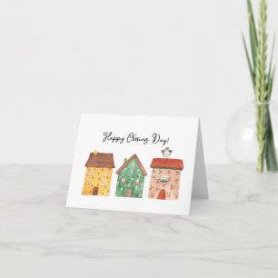 Real Estate Client Appreciation Happy Closing Day  Note Card