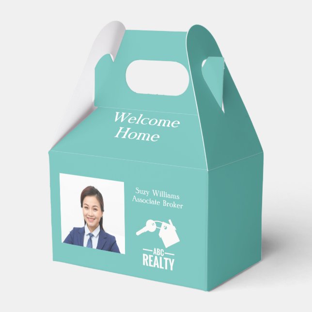 Real Estate Client Closing Gift Favour Box (Front Side)