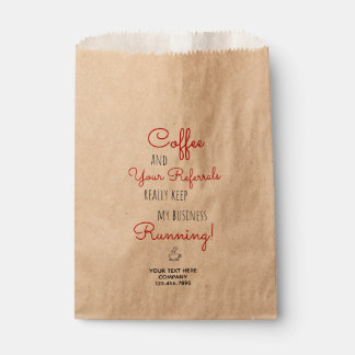 Real Estate Coffee Referrals Keep Business Running Favour Bags