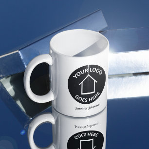 Real Estate Company Add Your Logo Custom Realtor Coffee Mug