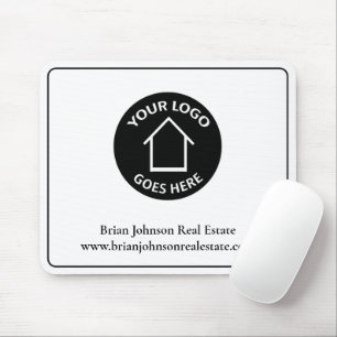 Real Estate Company Add Your Logo Simple Realtor Mouse Mat