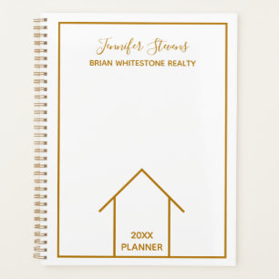 Real Estate Company Chic Custom Gold Realtor 2026 Planner