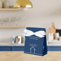 Real Estate Company Chic Navy Blue Congratulations
