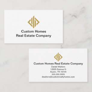 Real Estate Company Customised Business Card