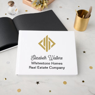 Real Estate Company Customised Business Guest Book