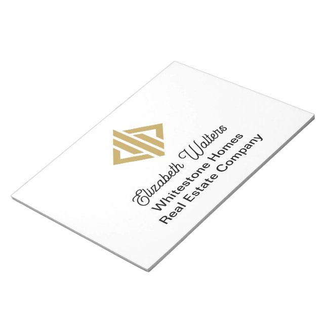 Real Estate Company Customised Business Notepad (Angled)