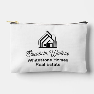 Real Estate Company Customised Realtor Logo Accessory Pouch