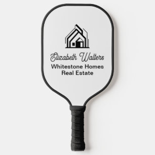 Real Estate Company Customised Realtor Logo Pickleball Paddle