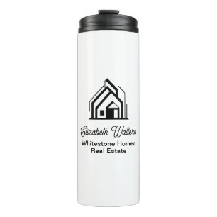 Real Estate Company Customised Realtor Logo Thermal Tumbler
