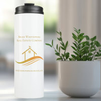 Real Estate Company Gold Logo Personalised Realtor