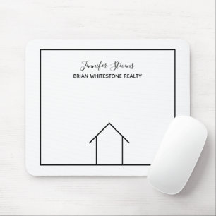 Real Estate Company House Personalised Realtor Mouse Mat