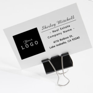 Real Estate Company Logo Custom Name & Address Ru Rubber Stamp