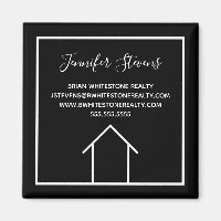 Real Estate Company Modern Custom Marketing Black