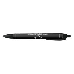 Real Estate Company Personalised Realtor Marketing Black Ink Pen