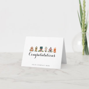 Real Estate Congratulations New Homeowner Card