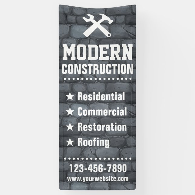 Real Estate | Contractor | Construction Company Banner (Vertical)
