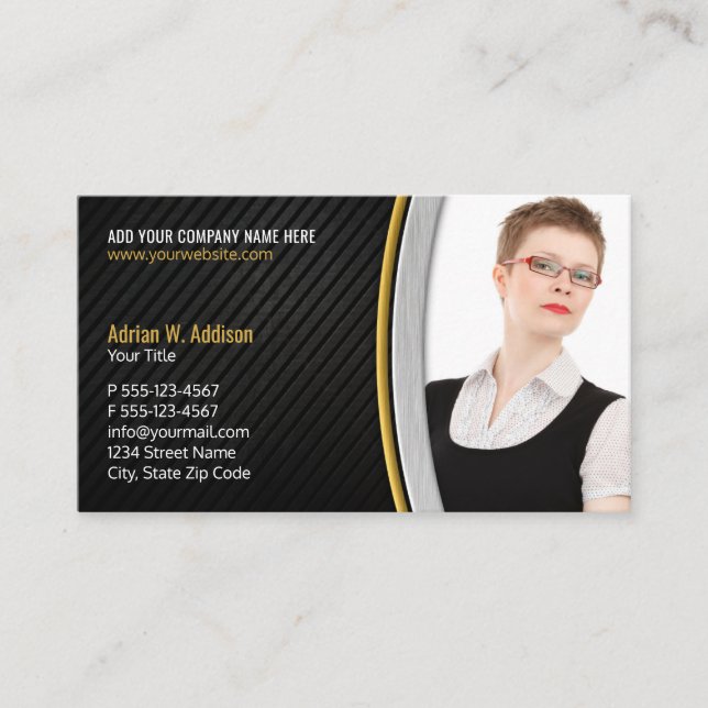 Real Estate Creative Photo Modern Insurance Agent Appointment Card (Front)