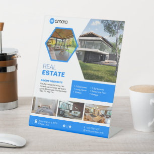 Real Estate Custom Pedestal Sign