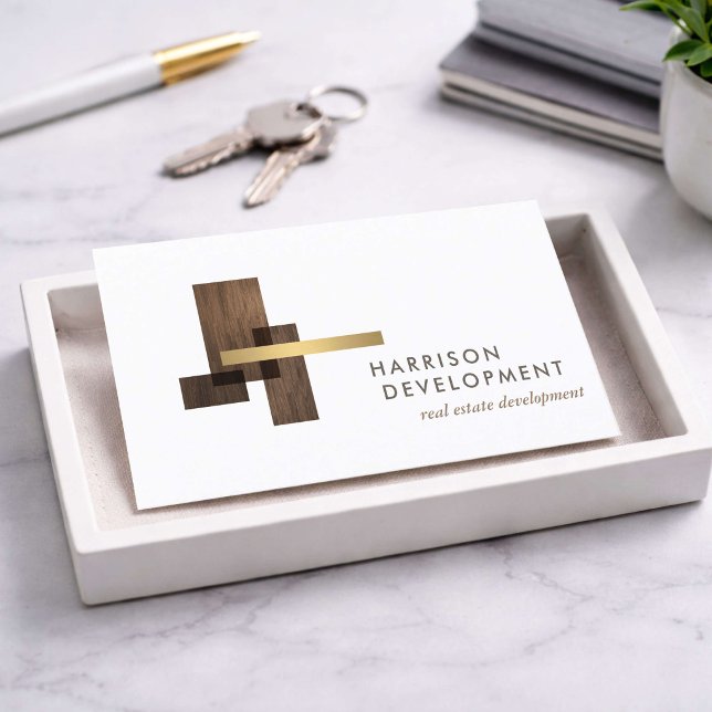 Real Estate Developer Luxury Logo Business Card (Creator Uploaded)