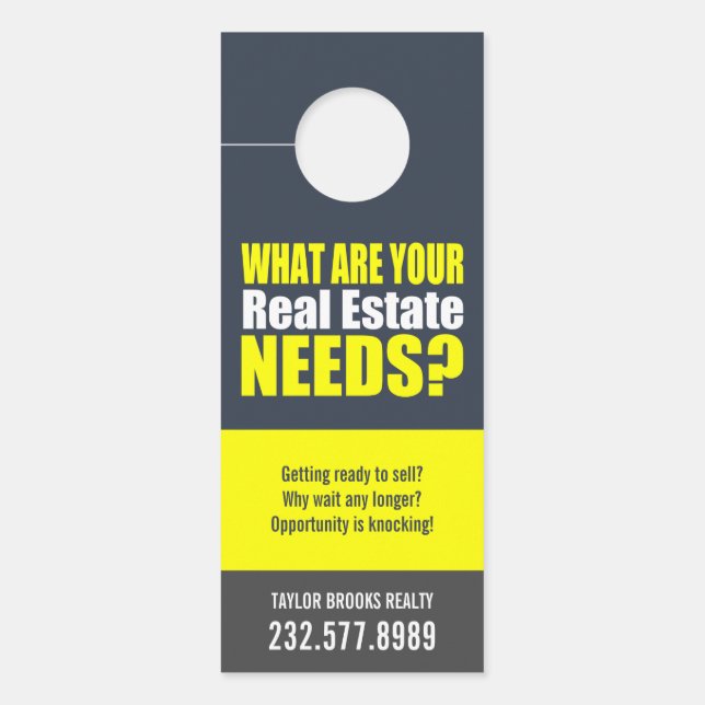 Real Estate Door Hanger (Front)