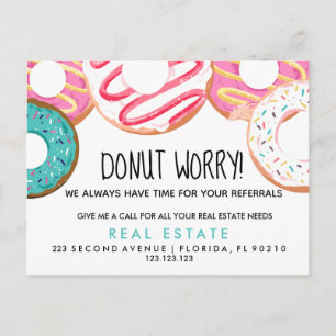 real estate doughnut referrals Announcement