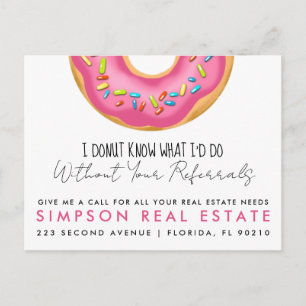 real estate doughnut  referrals Announcement