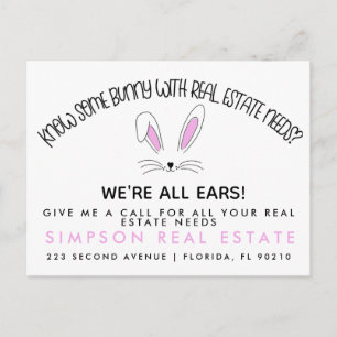 real estate easter bunny referrals Announcement