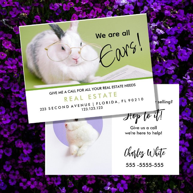 real estate easter referrals Announcement  Postcard (Creator Uploaded)