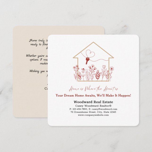 Real Estate Farming Modern Marketing Mailers  Card (Front/Back)
