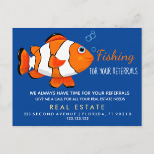 real estate Fishing for referrals Announcement