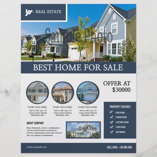 Estate Agent Flyers | Zazzle.co.uk