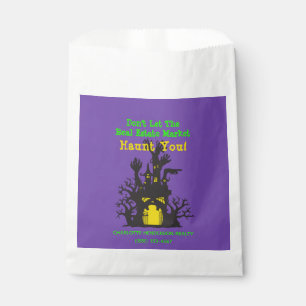 Real Estate Haunted House Funny Halloween Favour Bags