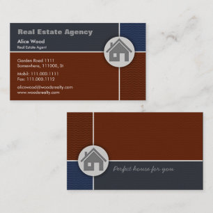Real Estate   Home Business Card