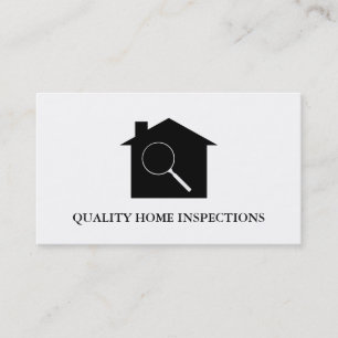 Real Estate Home Inspection Business Card