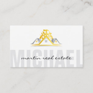 Real Estate Home Property Logo Business Card