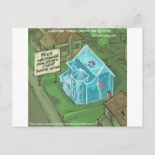 Real Estate Home Sales Nightmare Funny Postcard